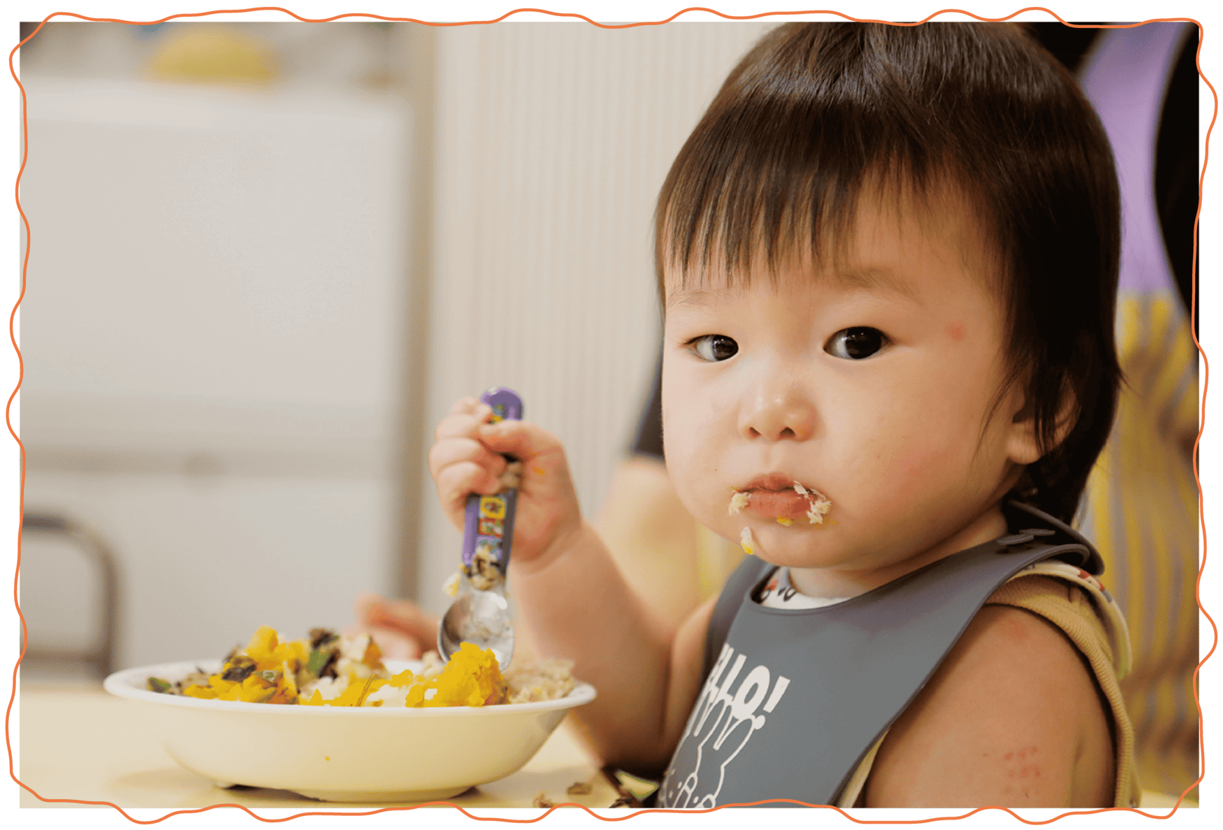 画像:給食について